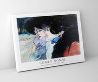 
              Henry somm - Three women in profile 1890-1900
            