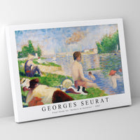 Georges Seurat - Final Study for “Bathers at Asnières” 1883