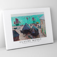 Claude Monet - The Departure of the Boats, Étretat 1885
