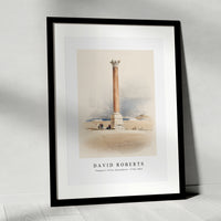 David Roberts - Pompey's Pillar Alexandria-1796-1864