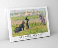 
              Georges Seurat - Figures in a Landscape 1883
            