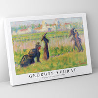 Georges Seurat - Figures in a Landscape 1883