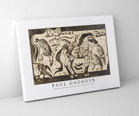
              Paul Gauguin - A Horse and Birds, headpiece for Le sourire 1889
            