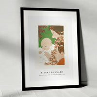 Pierre Bonnard - Andrée Terrasse with son Jean and brother (1893)