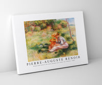 
              Pierre Auguste Renoir - Woman and Child in the Grass (Femme avec enfant sur l'herbe) 1898
            