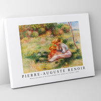 Pierre Auguste Renoir - Woman and Child in the Grass (Femme avec enfant sur l'herbe) 1898