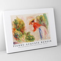Pierre Auguste Renoir - Woman Gathering Flowers (Femme cueillant des fleurs) 1906-1910