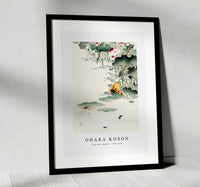 
              Ohara Koson - Frog and tadpoles (1900 - 1930) by Ohara Koson (1877-1945)
            