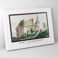 Aert schouman - The castle in Wouw-1777