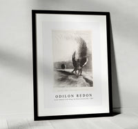 
              Odilon Redon - In the Shadow of the Wing, the Black Creature Bit 1891
            