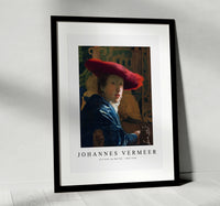 
              Johannes Vermeer - Girl with the Red Hat 1665-1666
            