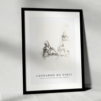 Leonardo Da Vinci - Studies for the Christ Child with a Lamb 1503-1506