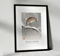 
              Ohara Koson - Heron on snowy tree branch (1925 - 1936) by Ohara Koson (1877-1945)
            