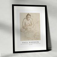 Paul gauguin - Seated Tahitian Woman (recto); Standing Tahitian Woman (verso) 1891-1893