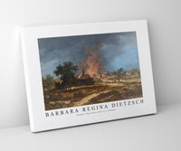 
              Barbara Regina Dietzsch - Brand in Een Dorp (Fire in a village)
            