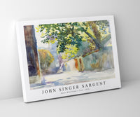 
              John Singer Sargent - Sunlit Wall Under a Tree (ca. 1913)
            