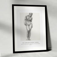 Sir Edward Burne Jones - Venus with Golden Apple in Right Hand, for the Troy Triptych (c. 1873–77)