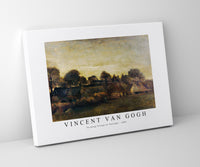 
              Vincent Van Gogh - Farming Village at Twilight 1884
            