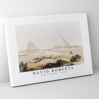 David Roberts - Pyramids of Geezeh (Giza)-1796-1864