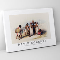 David Roberts - Group of Nubians (Wady Kardasey)-1796-1864