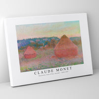 Claude Monet - Haystacks, End of Day, Autumn 1890-1891