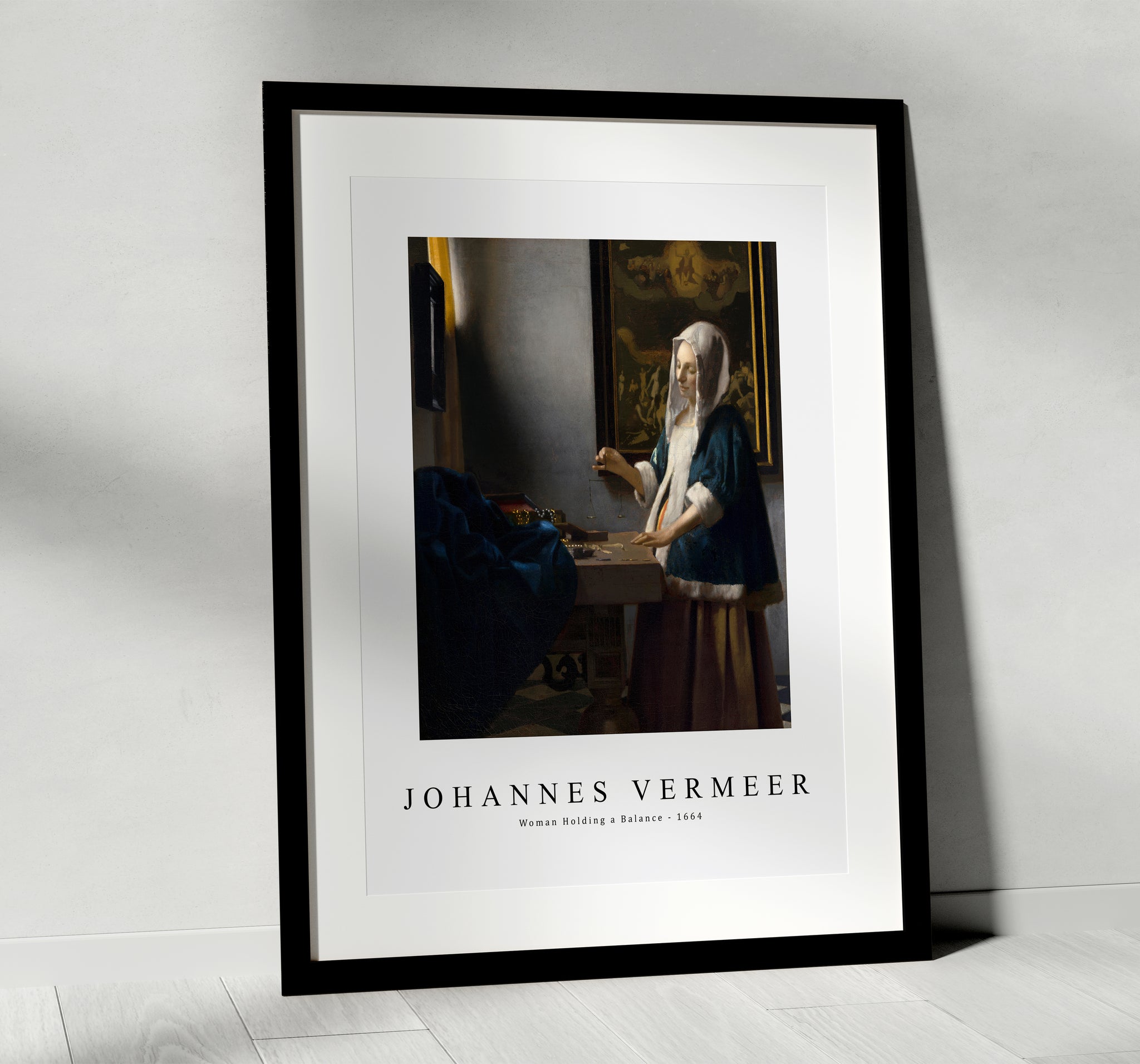 Johannes Vermeer - Woman Holding a Balance 1664