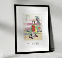 
              Ogata Gekko - Dancing Woman by a Boat (1887–1896)
            