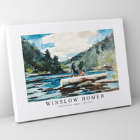 winslow homer - Hudson River, Logging-1891-1892