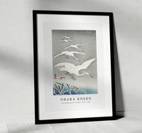 
              Ohara Koson - Descending egrets in snow (1925 - 1936)
            
