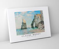 
              Claude Monet - The Cliffs at Étretat 1885
            