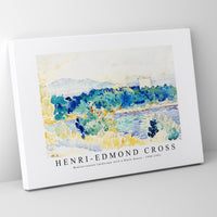 Henri Edmond Cross - Mediterranean Landscape with a White House 1900-1905