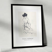 Paul Signac - Seated Nude Woman (1906)