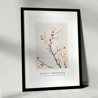 Megata Morikaga - Plum branches with blossoms during 1870–1880