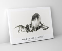 
              Gottfried Mind - cat and kittens by Gottfried Mind (1768-1814)
            