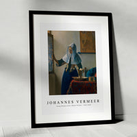 Johannes Vermeer - Young Woman with a Water Pitcher 1662-1665