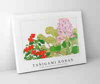 
              Tanigami Konan - Vintage impatiens & water hyacinth flower
            
