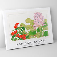 Tanigami Konan - Vintage impatiens & water hyacinth flower