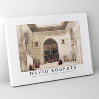 David Roberts - Interior of the mosque of the Sultan the Ghoree-1796-1864