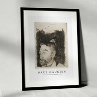Paul Gauguin - Portrait of Stéphane Mallarmé 1890
