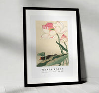 
              Ohara Koson - Gallinule with Lotus Flowers (1900 - 1930) by Ohara Koson (1877-1945)
            