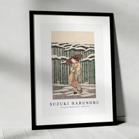 Suzuki Harunobu - Passing the Bamboo Grove 1868-1912