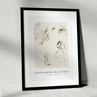 Leonardo Da Vinci - Sheet of Studies 1470-1480