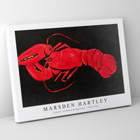 Marsden Hartley - Lobster on Black Background (1940–1941)