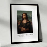 Leonardo Da Vinci - Portrait of Mona Lisa del Giocondo 1503-1506