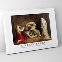 William Blake - Witch of Endor raising the spirit of Samuel 1752-1827