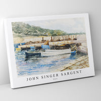 John Singer Sargent - Boats (1913)