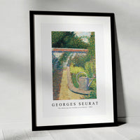 Georges Seurat - The Watering Can–Garden at Le Raincy 1883