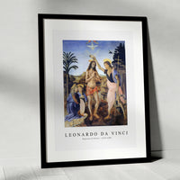 Leonardo Da Vinci - Baptism of Christ 1470-1480