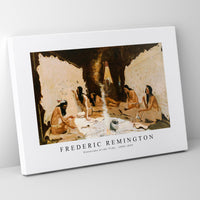 Frederic Remington - Historians of the Tribe-1890-1899
