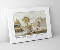 
              Cornelis ploos van amstel - Riviergezicht met vee-1821
            